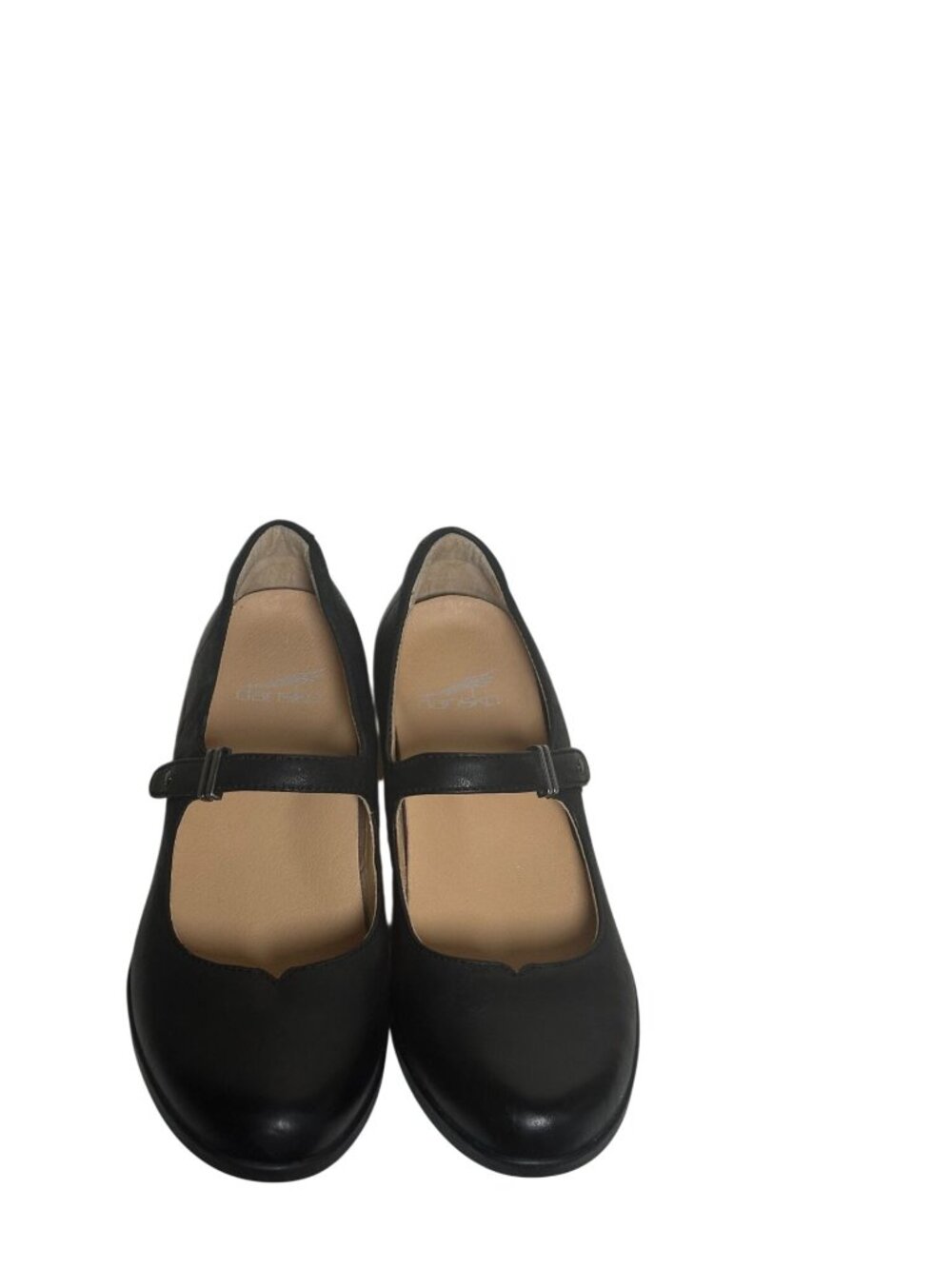 Dansko Black Leather Upper Mary Jane Comfort Shoes Arch Support Size 39 Low Heel - Picture 6 of 11
